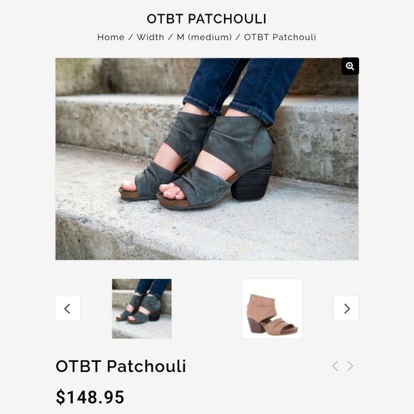 OTBT Patchouli Open Toe Bootie - Picture 9 of 9